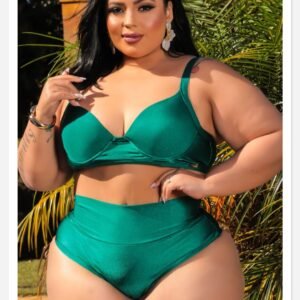 Sutiã de Biquíni e Calcinha de Biquíni Pala Alta